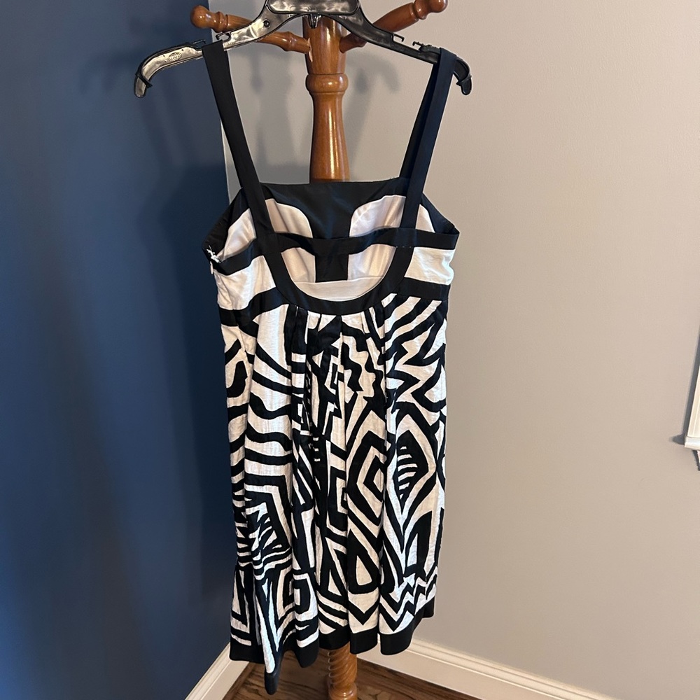 Black and white dress